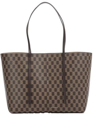 By Malene Birger Abigail Monogram Tote Bag - Brown