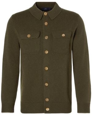 arch4 Redcar Cashmere Cardigan - Green