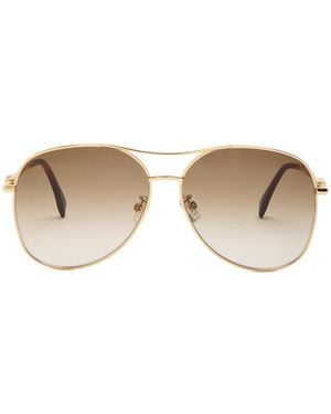 Fendi Aviator-Style Sunglasses - Multicolour