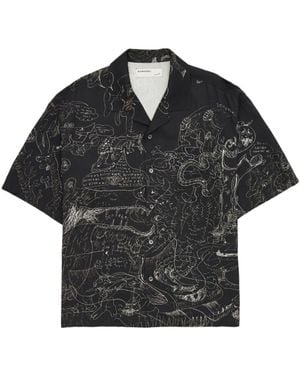 DOMREBEL Utopia Shirt - Black
