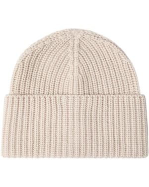Brunello Cucinelli Cashmere Beanie - Natural