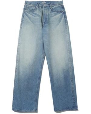 AURALEE Wide-Leg Jeans - Blue