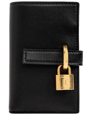 Balmain Padlock Wallet - Black