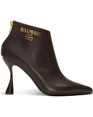 Balmain Eden Ankle Boots - Brown