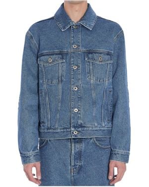 Loewe Anagram Buttoned Jacket - Blue