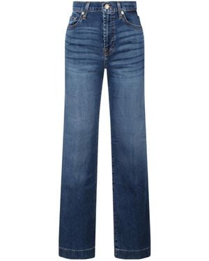 7 For All Mankind Stretch-Cotton Jeans - Blue