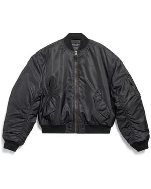 Balenciaga Standard Bomber Jacket - Black