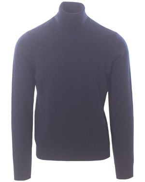 Gran Sasso Turtleneck Jumper - Blue