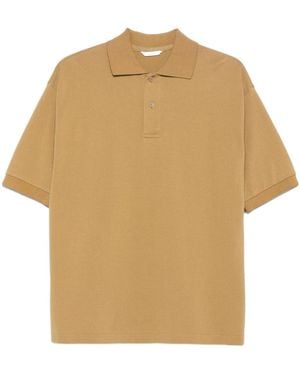 AURALEE Pima Cotton Heavy Pique Polo in Natural for Men | Lyst