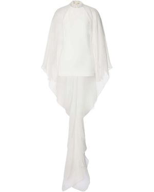 Alberta Ferretti Draped Blouse - White