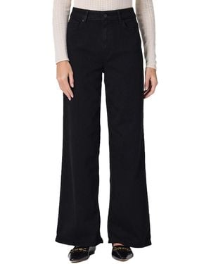 PAIGE Wide-Leg Jeans - Black