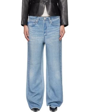 Rag & Bone Jeans With Belt Loops - Blue