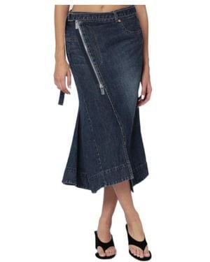 Sacai Denim Skirt - Blue