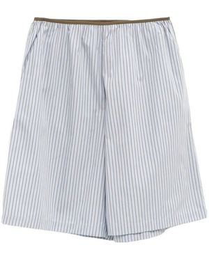 Frankie Shop Vertical Striped Shorts - Grey