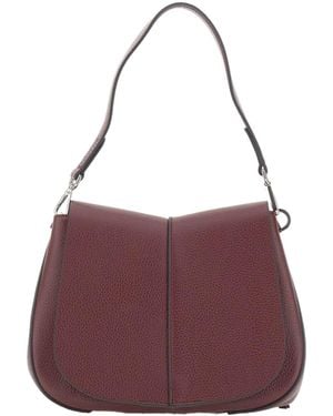 Gianni Chiarini Helena Round Shoulder Bag - Purple