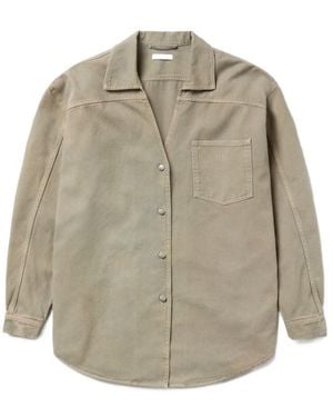 1989 STUDIO Oversized Button-Up Shirt - Natural