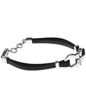 Ferragamo Logo Detail Bracelet - White