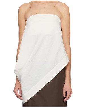 St. Agni Strapless Top - White