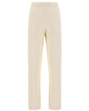 Ganni Software Isoli Elasticated Trousers - Natural