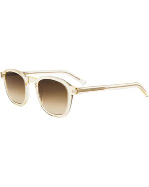 Saint Laurent Full Frame Gradient Sunglasses - White