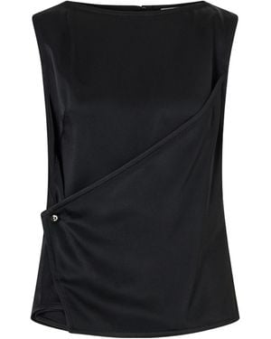 Lanvin Satin Top - Black