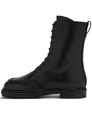 Aeyde Tate Boot Ankle Heeled Boots - Black