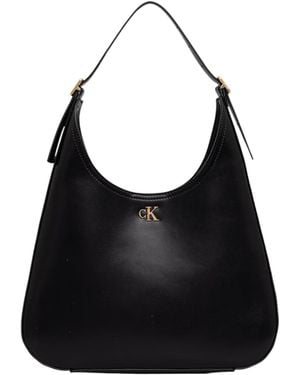 Calvin Klein Medium Shoulder Bag - Black