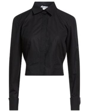 Max Mara Solid-Color Long-Sleeved Shirt - Black