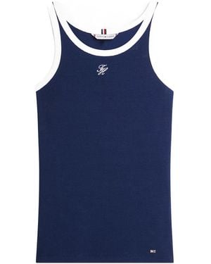 Tommy Hilfiger Sleeveless Vest - Blue