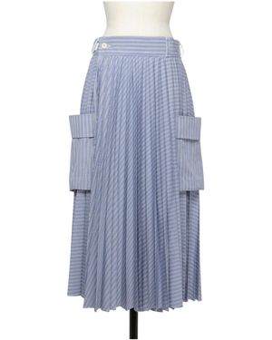 Sacai Belt Loop Skirt - Blue