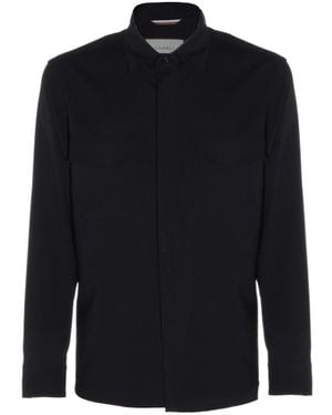 Canali Twin-Pocket Shirt Jacket - Blue