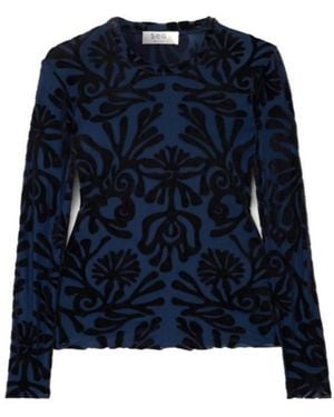 Sea Velvet Top - Blue