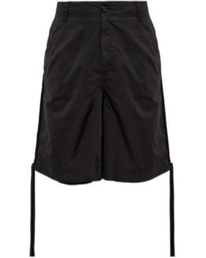 McQueen Belt Loop Shorts - Black