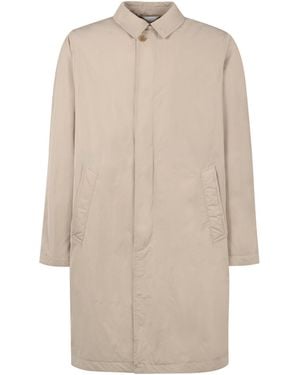 Aspesi Back Slit Collared Jacket - Natural
