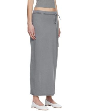 LE17SEPTEMBRE Le17Septembre Cashmere Blend Knit Skirt - Gray