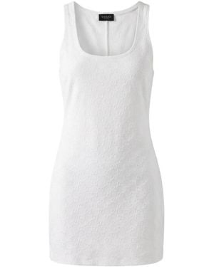 Gucci Gg Jersey Jacquard Dress - White