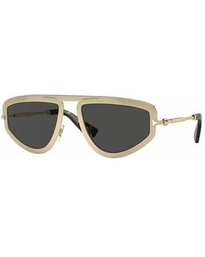 Burberry Eyewear Aviator Sunglasses - Metallic