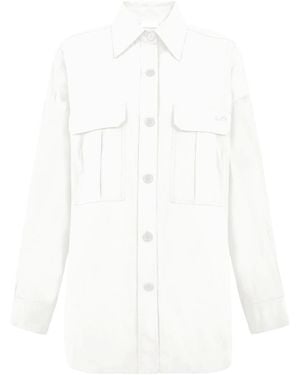 P.A.R.O.S.H. Patch-Pocket Shirt - White