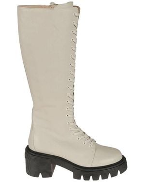 Stuart Weitzman Soho Boots - White