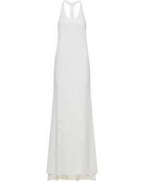 Jacquemus Back-Detail Sleeveless Maxi Dress - White