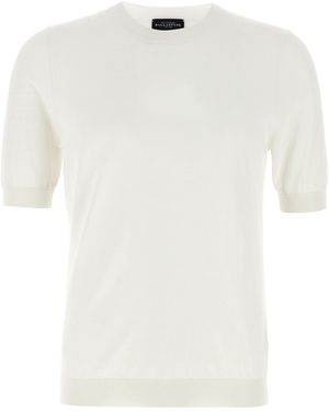 Ballantyne Classic Crewneck Jumper - White