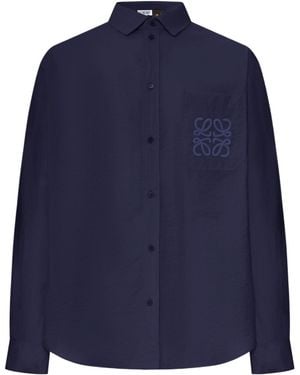 Loewe Long Sleeved Shirt - Blue