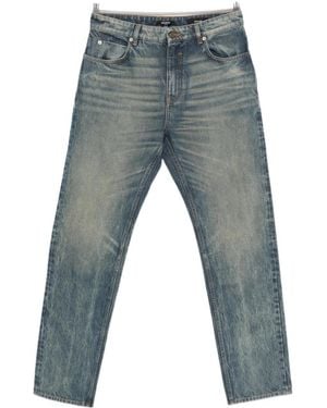 Balmain Logo-Patch Jeans - Blue