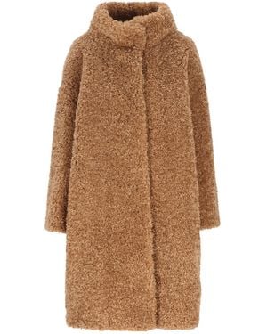 Herno Long-Sleeved Coat - Brown