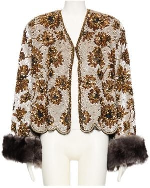 Valentino Long-Sleeved Jacket - Brown