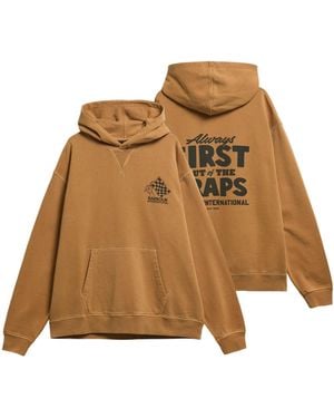 Barbour Printed Hooded Sweatshirt - Brown