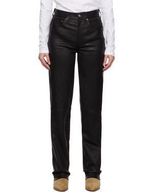 Rag & Bone Belt Loops Slacks - Black