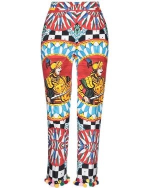 Dolce & Gabbana Fitted Cropped Pants - White