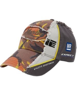 Martine Rose Collage Distressed Cap - Brown