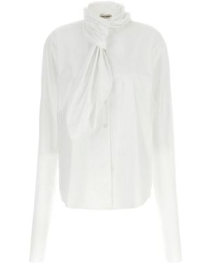 Alberta Ferretti Lavallière Collar Shirt - White